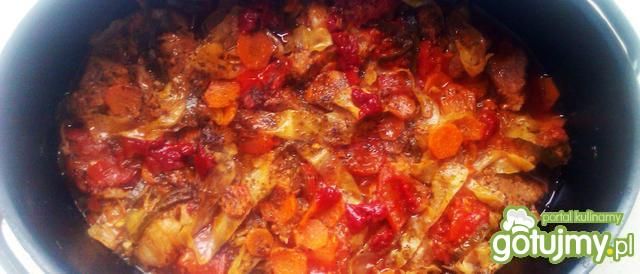 Wieprzowina duszona w warzywach Wieprzowina duszona w warzywach