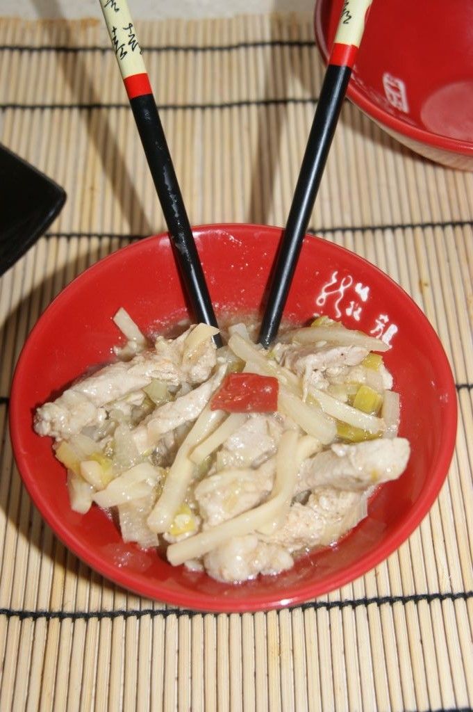 Wieprzowina z bambuem na ostro - chińskie smaki