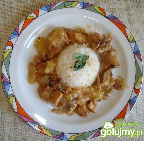 Wieprzowina z jabłkami Wieprzowina z jabłkami