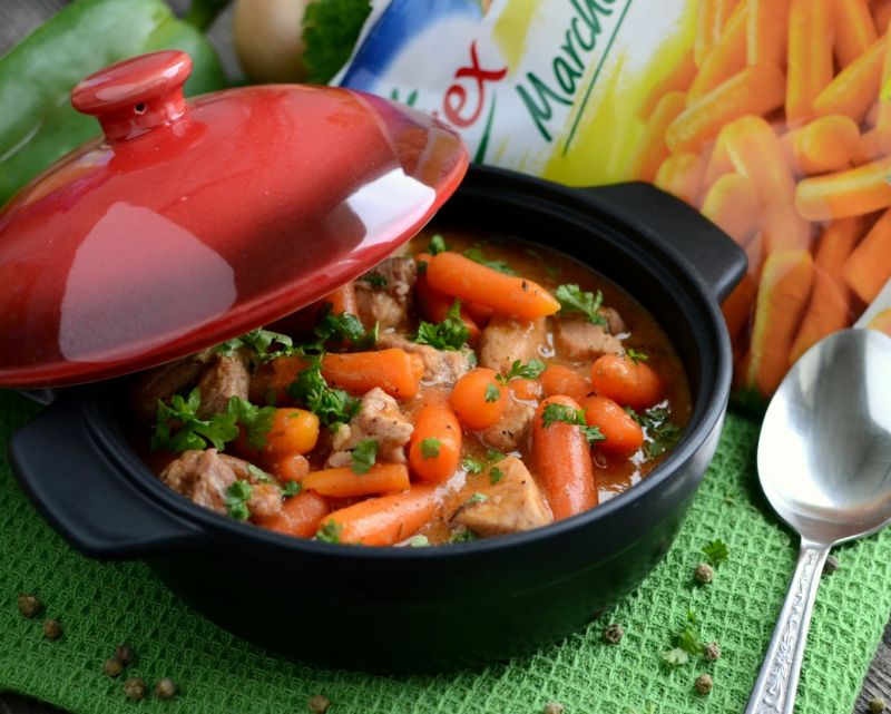 Wieprzowina z marchewką Wieprzowina z marchewką