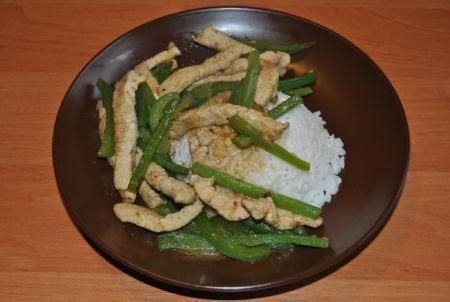 Wieprzowina z Zieloną Papryką 