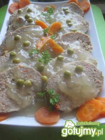 Wieprzowy baton z galaretką Wieprzowy baton z galaretką