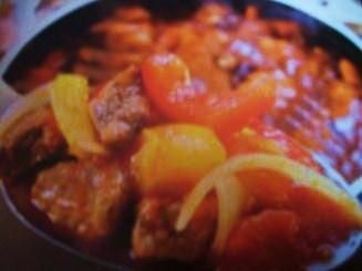 Wieprzowy gulasz z papryką 