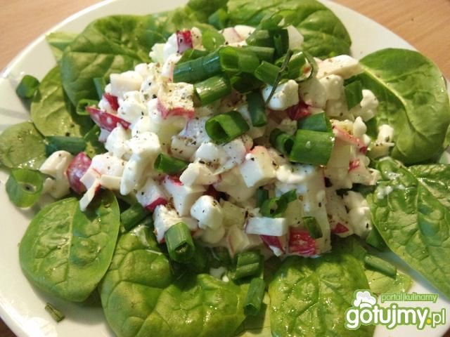 Wieśniak z surimi i warzywami Wieśniak z surimi i warzywami