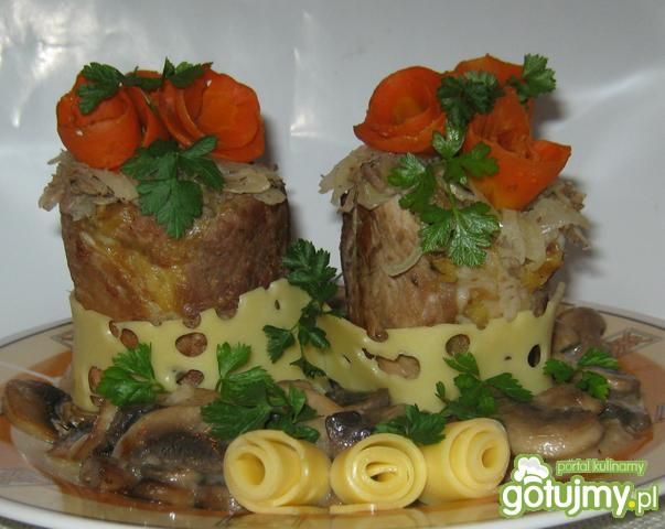 Wieżyczki karkówkowo kapuściane