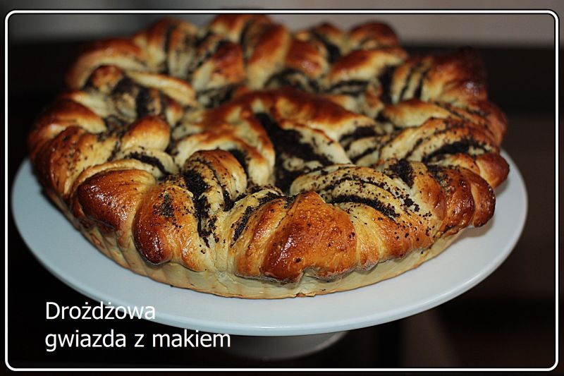 Wigilijna gwiazda z makiem Wigilijna gwiazda z makiem