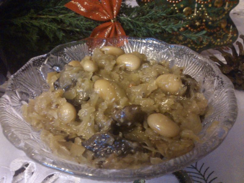 Wigilijna kapusta z grochem