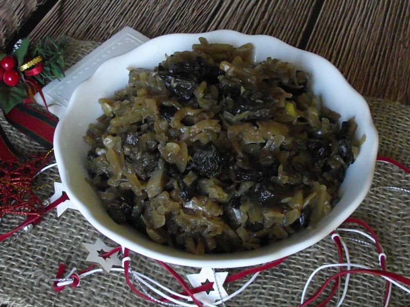 Wigilijna kapusta z grzybami Wigilijna kapusta z grzybami