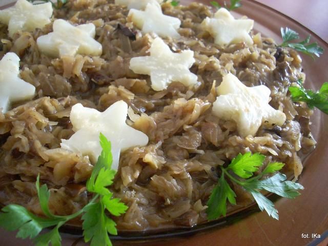 Wigilijna, pyszna kapusta z grzybami
