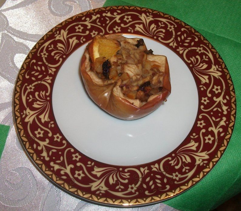 Wigilijne jabłka nadziewane Wigilijne jabłka nadziewane