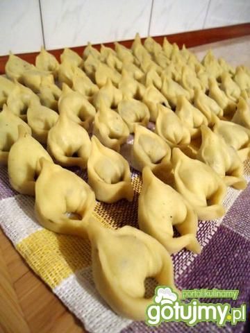 Wigilijne uszka z grzybami do barszczu