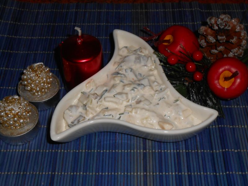 Wigilijny śledź w śmietanie