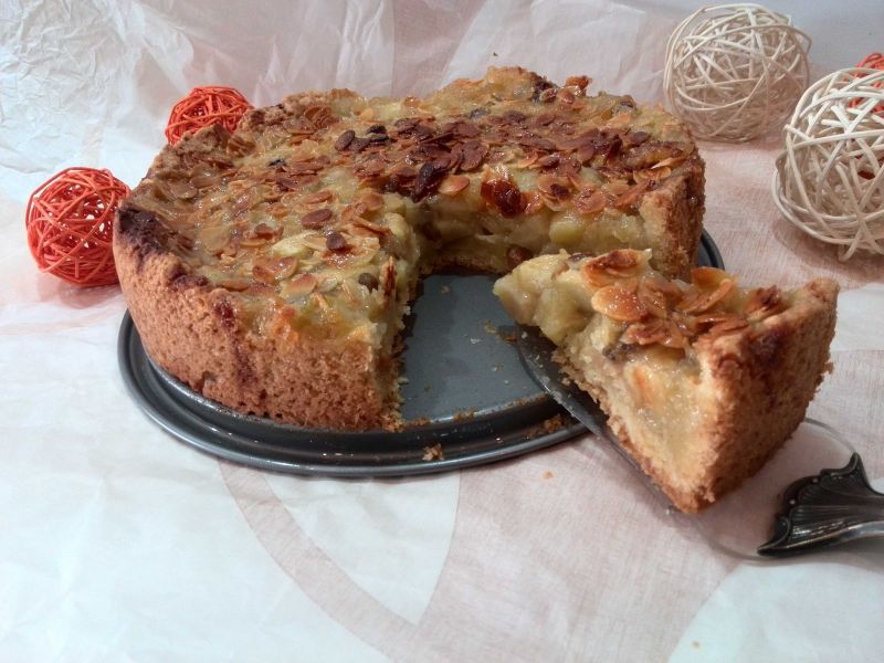 Winna szarlotka z polewą Winna szarlotka z polewą