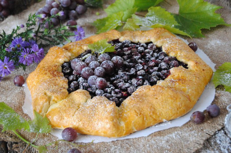 Winogronowa tarta