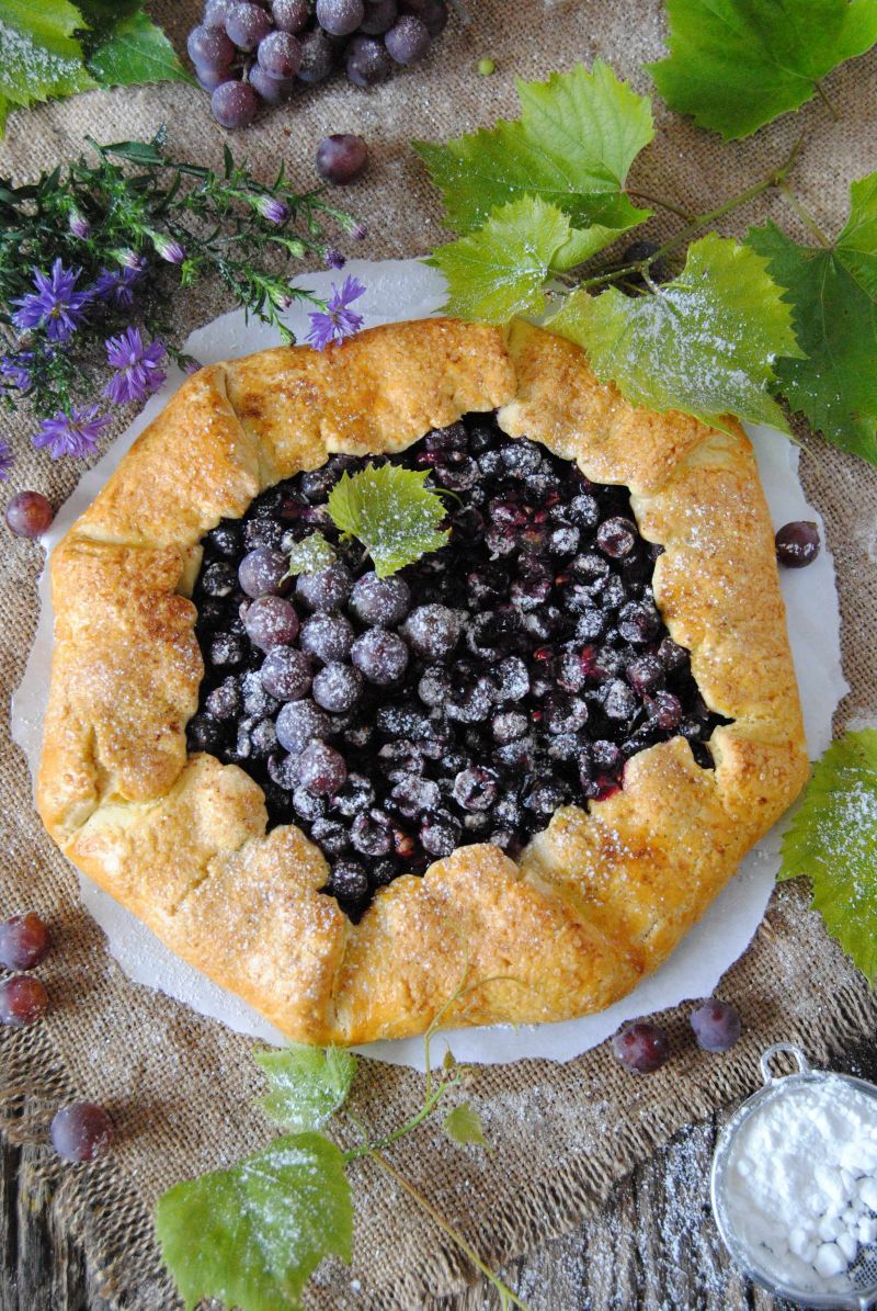 Winogronowa tarta