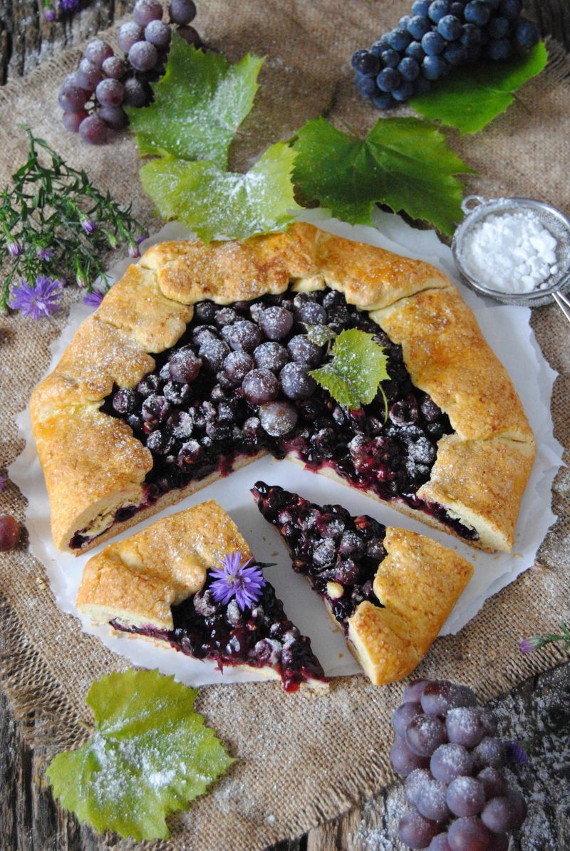 Winogronowa tarta