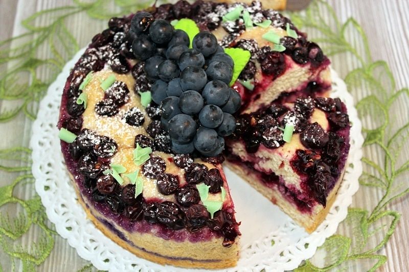 Winogronowe ciasto toskańskie