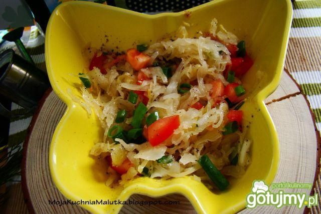 Wiosenna kapustka z szczypiorem 