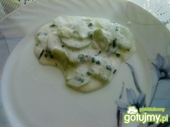 Wiosenna mizeria z jogurtem greckim