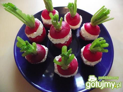 Wiosenna przekąska z rzodkiewki Wiosenna przekąska z rzodkiewki