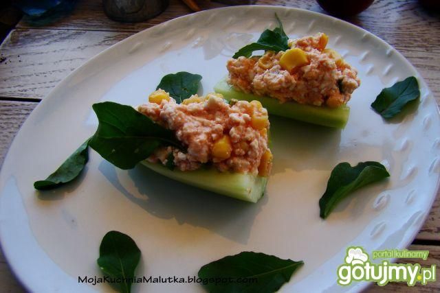 Wiosenna przystawka z ogórka  Wiosenna przystawka z ogórka