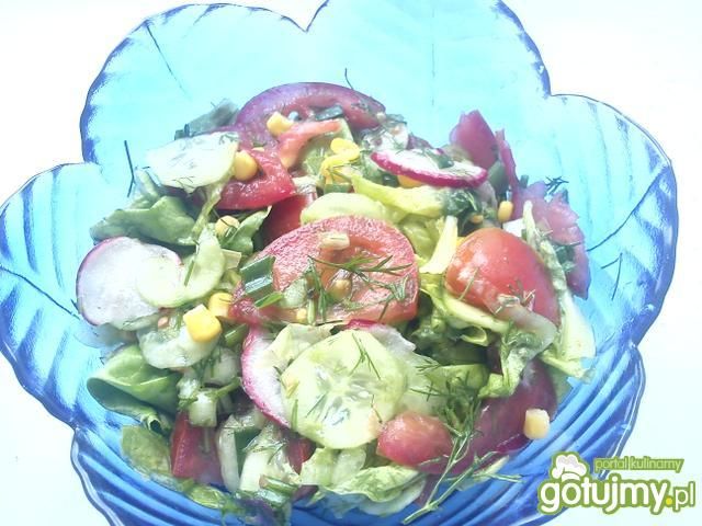 Wiosenna sałatka Danusi Wiosenna sałatka Danusi