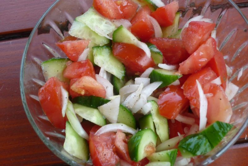 Wiosenna sałatka grillowa Wiosenna sałatka grillowa