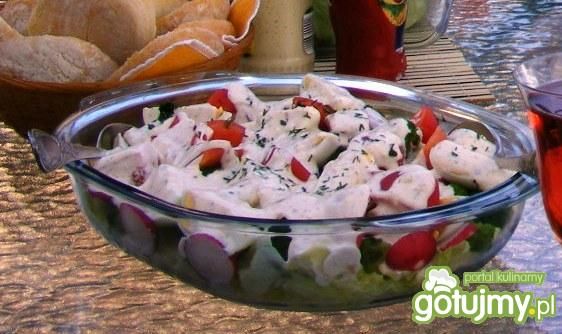 Wiosenna sałatka z jajkiem  Wiosenna sałatka z jajkiem