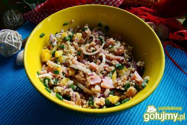 Wiosenna sałatka z kuskusem 