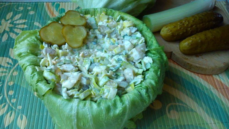 Wiosenna sałatka z pora