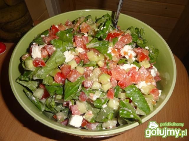 Wiosenna sałatka z roszponką