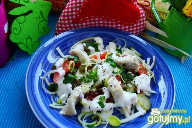 Wiosenna śledziówka z natką pietruszki