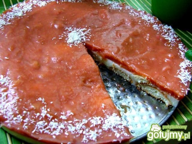 Wiosenna tarta rabarbarowa Wiosenna tarta rabarbarowa
