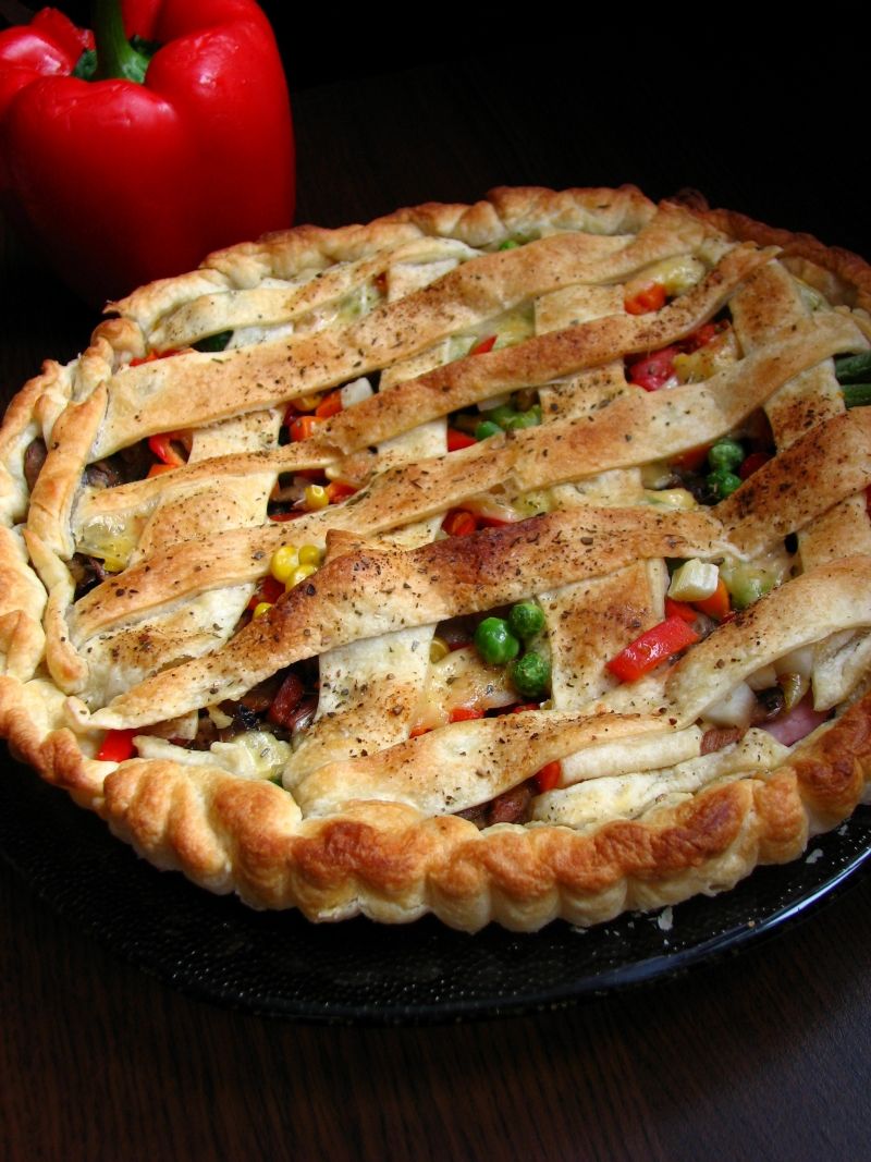 Wiosenna tarta z warzywami  Wiosenna tarta z warzywami