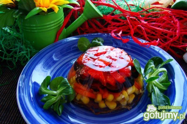 Wiosenna warzywna galaretka Wiosenna warzywna galaretka