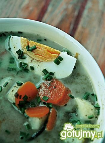 Wiosenna zupa szczawiowa z jajkiem Wiosenna zupa szczawiowa z jajkiem