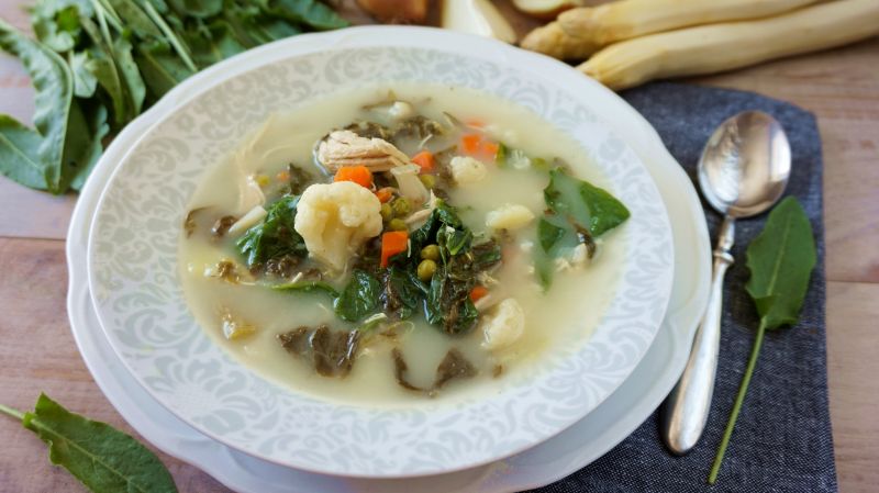 Wiosenna zupa ze szczawiem