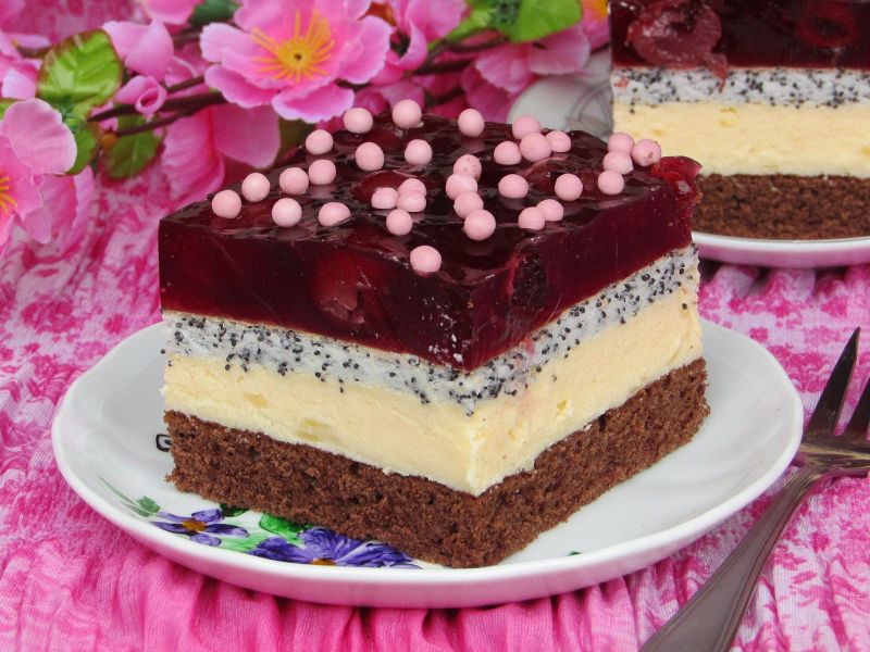 Wiosenne ciasto Cherry Wiosenne ciasto Cherry