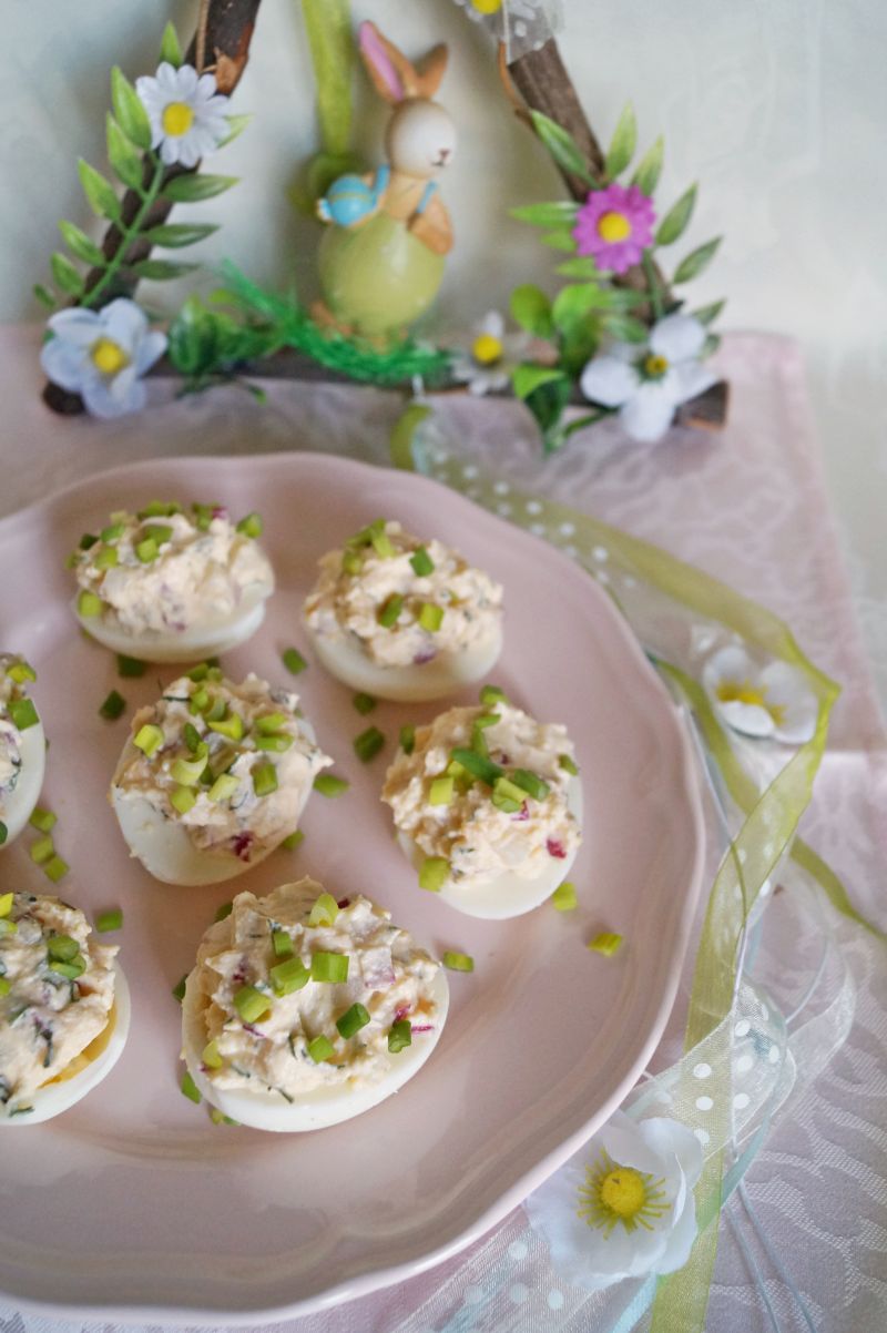 Wiosenne jajka faszerowane