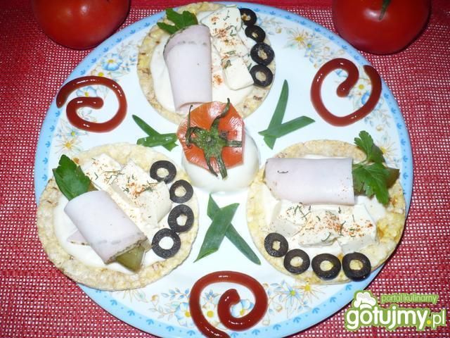 Wiosenne kanapeczki ryżowe