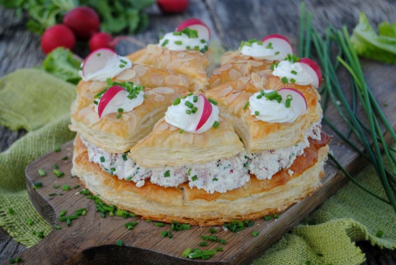 Wiosenno-twarożkowy  torcik Wiosenno-twarożkowy  torcik