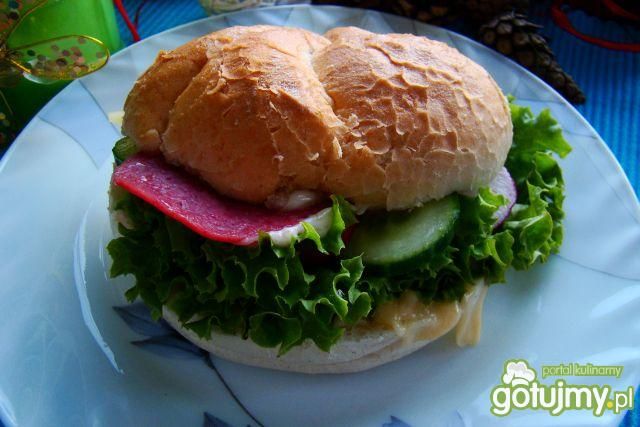 Wiosenny burger Wiosenny burger