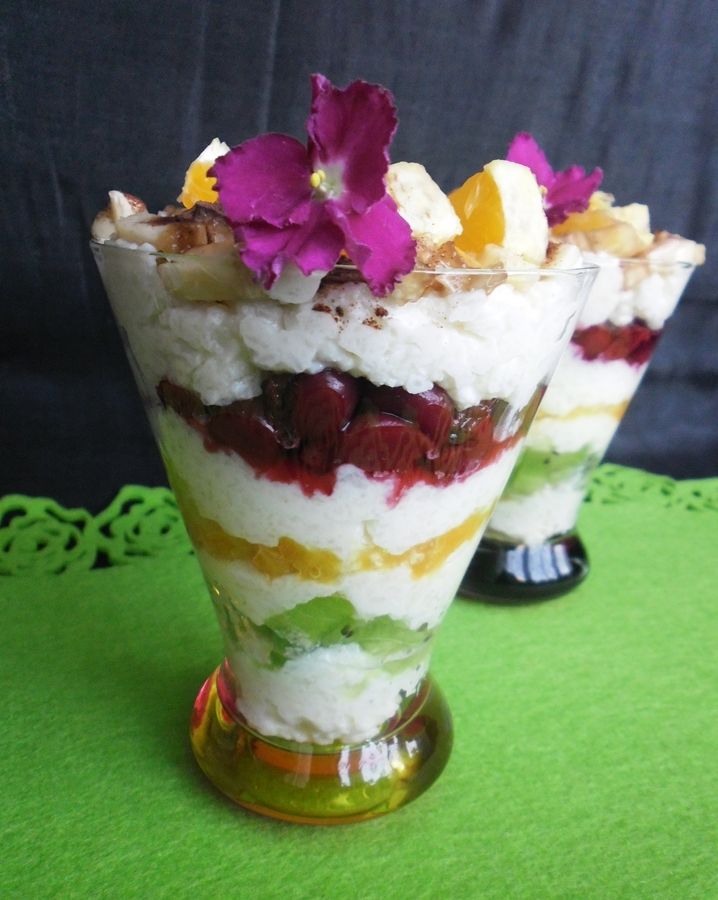 Wiosenny deser ryżowy  Wiosenny deser ryżowy