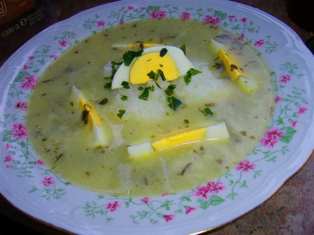 Wiosenny szczaw z ryżem Wiosenny szczaw z ryżem