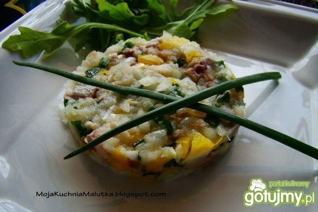 Wiosenny tatar z śledzika  Wiosenny tatar z śledzika