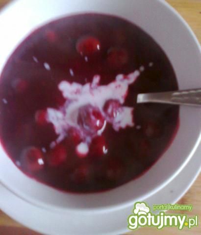 Wiśniowa zupa owocowa