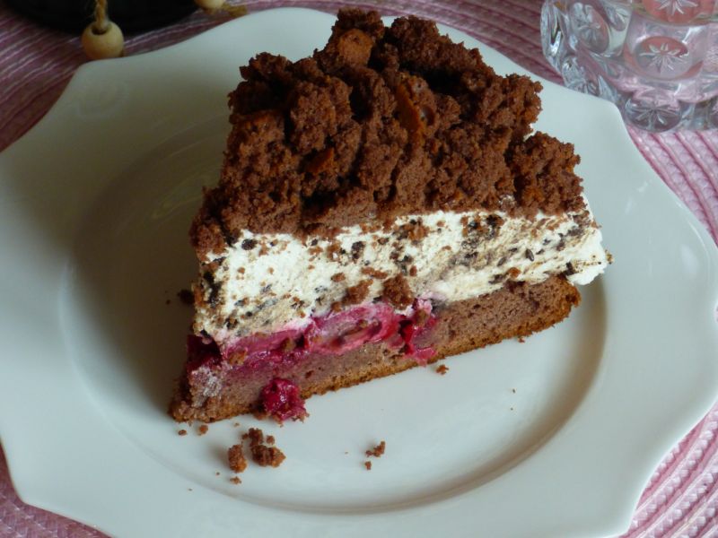 Wiśniowy kopiec kreta