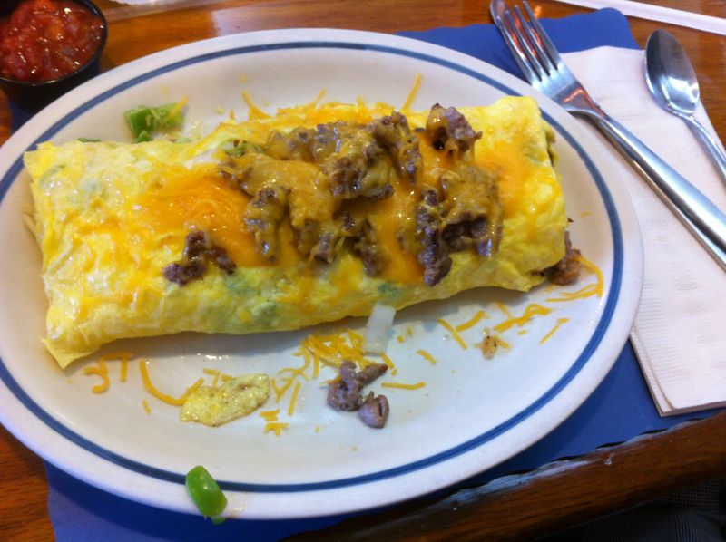 Włoski omlet - danie ekspresowe i bardzo smaczne.