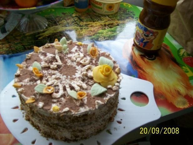 Włoski tort kokosowo-orzechowy  Włoski tort kokosowo-orzechowy