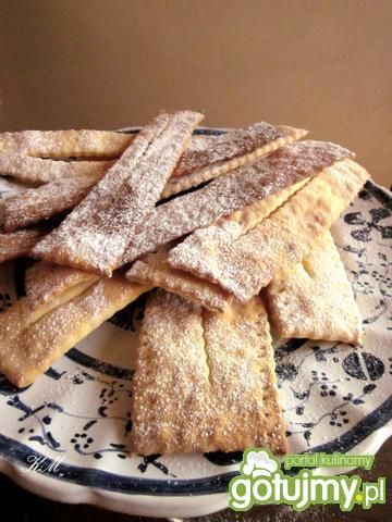 Włoskie faworki pieczone - chiacchiere Włoskie faworki pieczone - chiacchiere